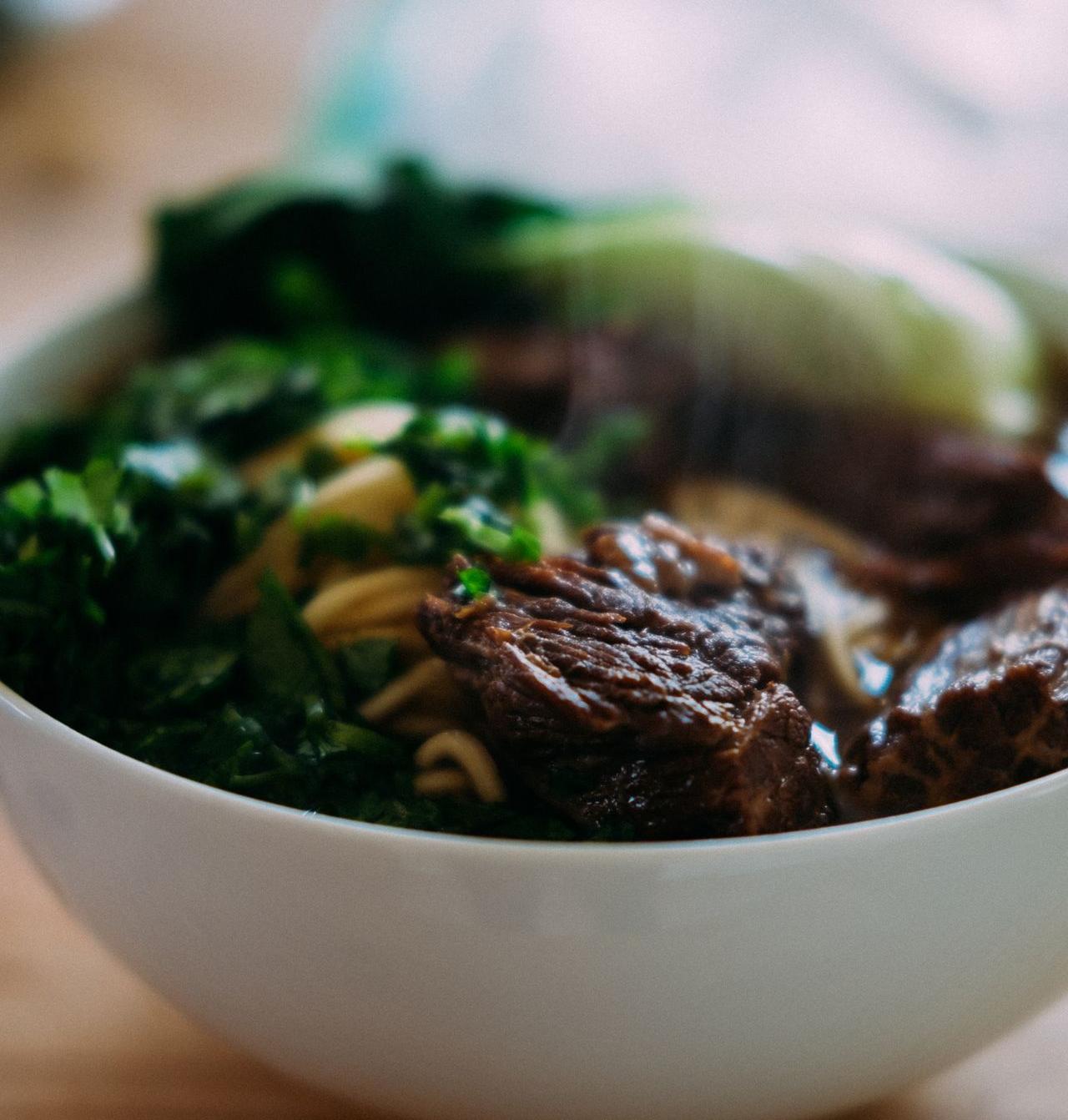 cooked food in white ceramic bowl